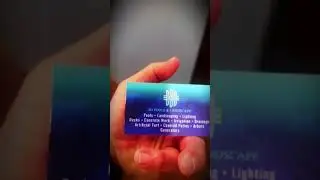 Silk Cards with Spot UV for 3D Pools and Landscapes by Neil Jou Productions