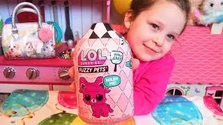 ЛОЛ Пушистый Питомец  / Fuzzy Pets series 5 LOL Surprise Makeover / Распаковка Новый лол Меняет цвет