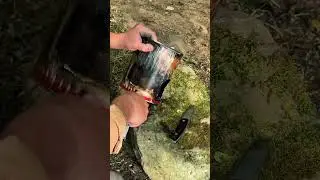 Tenekeden Basit Ocak Yaptım /I Made a Simple Stove from a Tin Can #lifehacks #survival #bushcraft