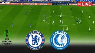 LIVE : CHELSEA vs GENT | UEFA Conference League 24/25 | Live Match Today | FC 25 Simulation