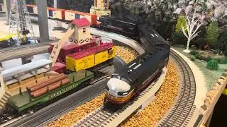 Train Guy # 5 my layout O gauge ￼trains 