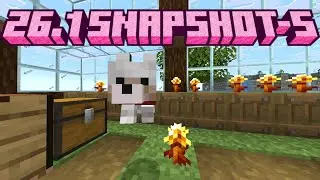 The Flower of Eternal Youth! - Minecraft 26.1 Snapshot-5&4 Review