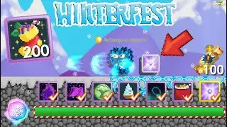 My Luckiest WINTERFEST Moment + NEW ITEMS! (SUPER LUCKY) OMG!! | GrowTopia