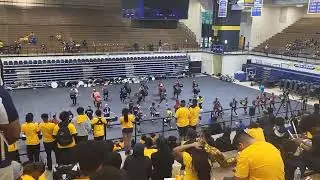 Cold Steel Drumline Performance At The 2024 NCAT Band Blowout