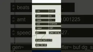 Creative industrial texture with gen~ #maxmsp #sounddesign #ambient #industrial #experimental #music
