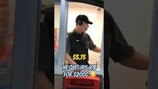 Would you quit your job for $2,000? 😳😳😳 #explore #foryou #funny