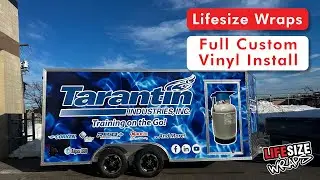 Custom Trailer Wrap - Full Installation