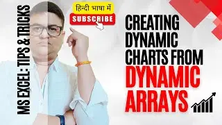 Creating Dynamic Charts from Dynamic Arrays in Excel - Step-by-Step Tutorial (IN HINDI)