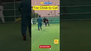 Too Close to Call! Run-Out Drama Unfolds 🏏👀
