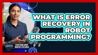 What Is Error Recovery In Robot Programming?
