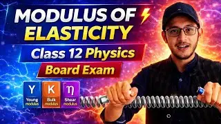 Modulus of elasticity class 12|| notes|concept competitive exams|| complete explaination Neet Jee||