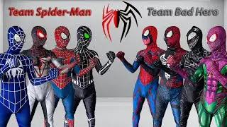 PRO 8 SPIDER-MAN TEAM || TEAM SPIDER-MAN vs SUPER BAD-HERO TEAM ! ( Funny, Action )