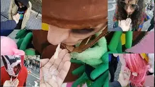I SCREAMED EVERYONE SPIT IN MY HAND AND THEY DID LOL {IRL STREAM}