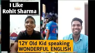 English conversation with a 12 Year old Kid || English speaking practice