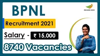BPNL Recruitment 2021 | Salary ₹ 15,000 | Notification for 8740 Vacancies | Central Govt Jobs 2021