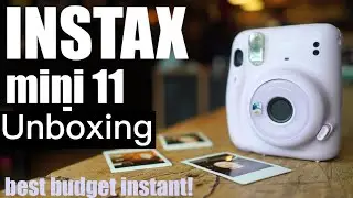 Fujifilm INSTAX Mini 11 unboxing : BEST instant camera