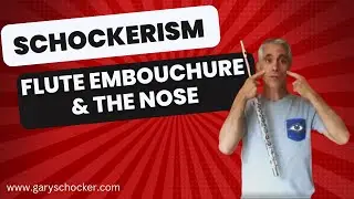 SCHOCKERISM Mini-Lesson: Flute Embouchure and the Nose #schocker #flute