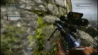 Call of Duty: Nice Firstblood USR Sniper across map: ( Stonehaven) COD Ghosts