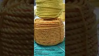Polypropylene Fibrillated Rope Manufacturing Company From India #ropemanufacturing #pprope