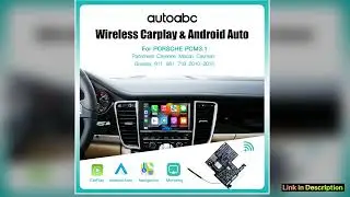 Wireless Carplay Android Auto for PCM31 Panamera Cayenne Cayman Cayman Macan Boxster 911 991 718