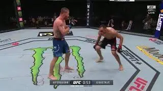Tony Ferguson does Kung Fu and throws sand at Justin Gaethje  - Breakdown