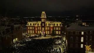 Lighting up Woodburn Hall For The Holidays! | WVU