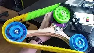 WillE гусеничный модуль, возможности 3D печати (3d printed track module)