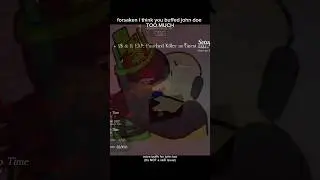 FORSAKENNN, NERF JOHN TOE AND MY LIFE IS YOURS #roblox #forsaken #shorts