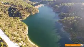 Arminou Dam in Paphos, Cyprus