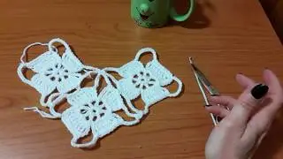 CROCHET:PIASTRELLE PER STOLE E SCIALLI