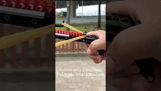 LEGO Crossbow that shoots  #LEGO #Satisfying #Engineering #Shorts #DIY