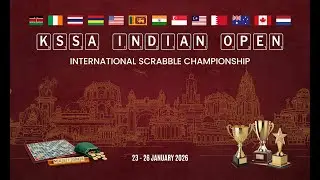 KSSA Indian Open International Scrabble Championship - Day 03 (Rounds 19-27)