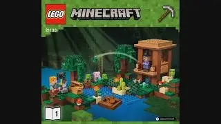 LEGO Minecraft 21133 The Witch Hut - instruction timelapse