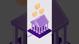 Selgitav animatsioon After Effects'is, mis toob esile pankade teenused ja finantslahendused