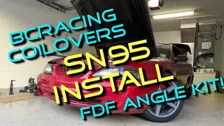 BCRACING Coilovers and FDF Mantis Angle kit Install! #Mustang #sn95mustang 