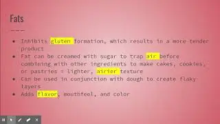 Functions of Baking Ingredients