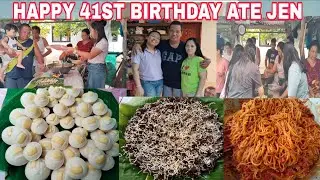 HAPPY 41ST BIRTHDAY ATE JEN/NAG SALO-SALO BAGO BUMALIK NG LAGUNA