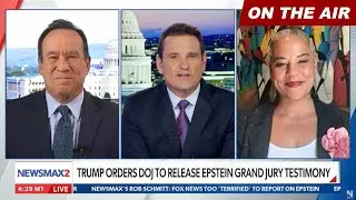 Bobby Eberle on Newsmax -- Epstein Controversy Continues; CBS Cancels Colbert