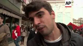 Hundreds join youth protest against austerity measures