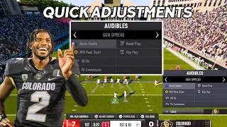 How to AUDIBLE like a PRO in CFB 25 IN-DEPTH GUIDE!