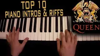 Top 10 QUEEN Songs on Piano | Intros & Riffs