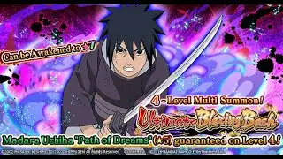 [Naruto Blazing] 900 Pearls Summons | 7 Stars Madara Path of Dreams | Naruto Ultimate Ninja Blazing
