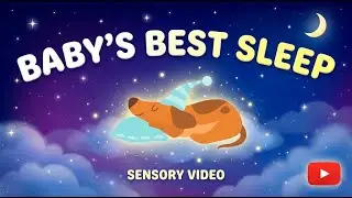 Baby Sensory Sleep Video 🌙 Simple Calming Animation for Bedtime