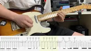 Jimi Hendrix - Power to love (or Power of soul) intro cover (with tab)