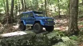 The New Mercedes G500 4x4^2 Traxxas TRX4 with 3D Printed Beadlock Wheels