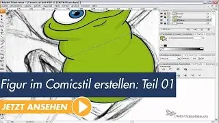 Adobe Illustrator Tutorial: Figur im Comicstil erstellen || Teil 01
