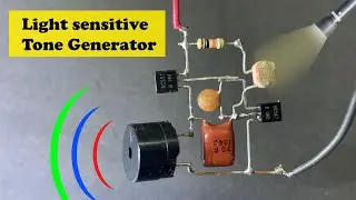 How to make Light Sensitive Tone Generator with transistors
