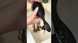 How to wash hair extensions #asmr