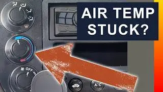 Blend Door Actuator Replacement &ndash; Stuck Heat or A/C Fix