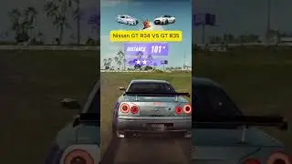 Nissan GTR34 vs GTR35 | Need For Speed Heat  #nfs #nfsheat #videogames #gamingshorts #gtr #gtr34